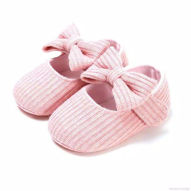 Sepatu Prewalker PW 178 anak cewek 0-18 bulan lucu model pita baby shoes cute