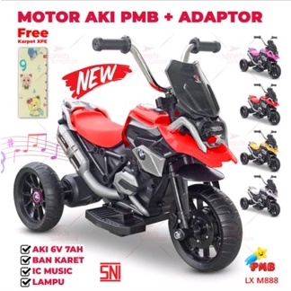 Motor Aki Anak PMB M 888 (BMW Motor) Mainan Anak