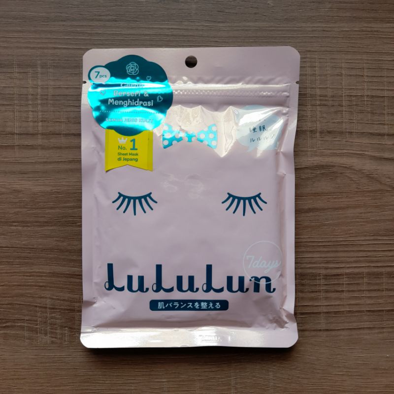 Jual LULULUN Face Mask 7 Days | Shopee Indonesia