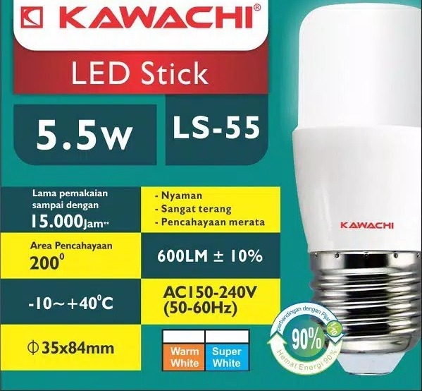 Bola Lampu LED Stick Pop Kawachi LS