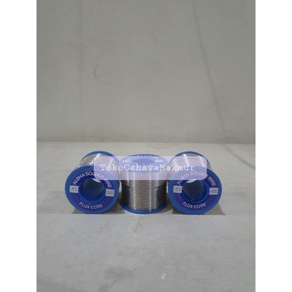 Timah Solder Alpa Diameter 0,8mm 0,25kg Flux Core / Timah Gulung 60/40