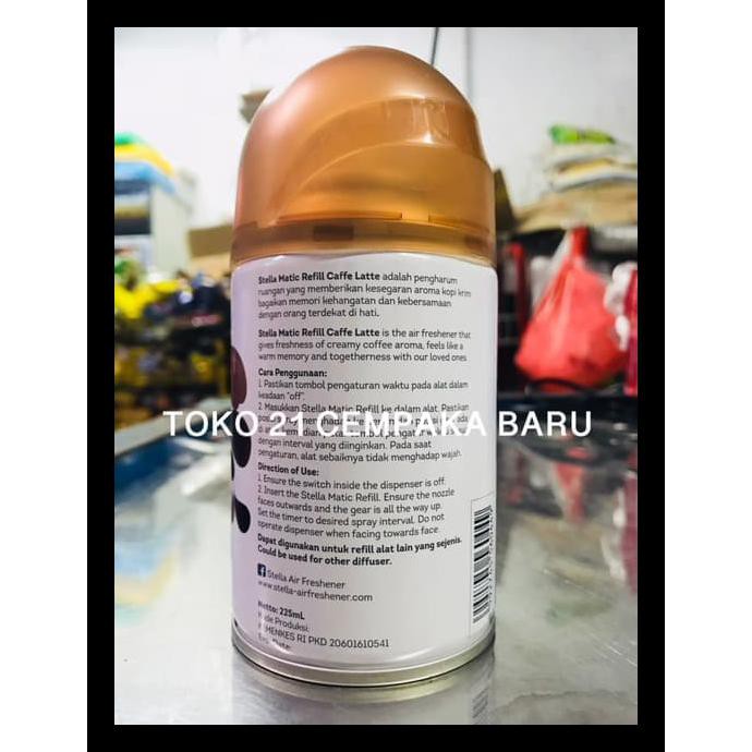 Diskon Stella Refill Matic Caffe Latte 1 Kaleng Pengharum Ruangan Kopi Coffee Barang Bagus