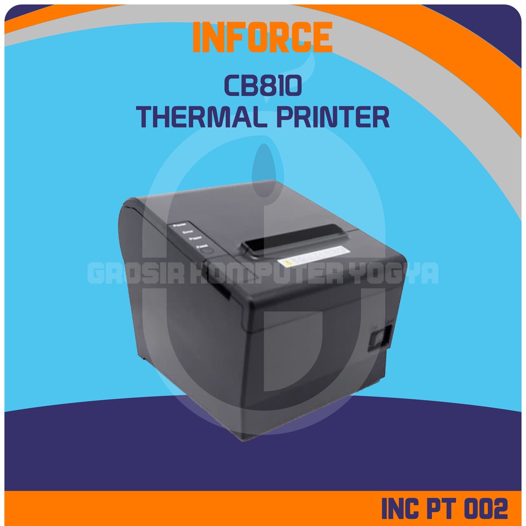 Inforce CB810 80mm Auto Cutter USB RS232 Serial Thermal Printer Kasir
