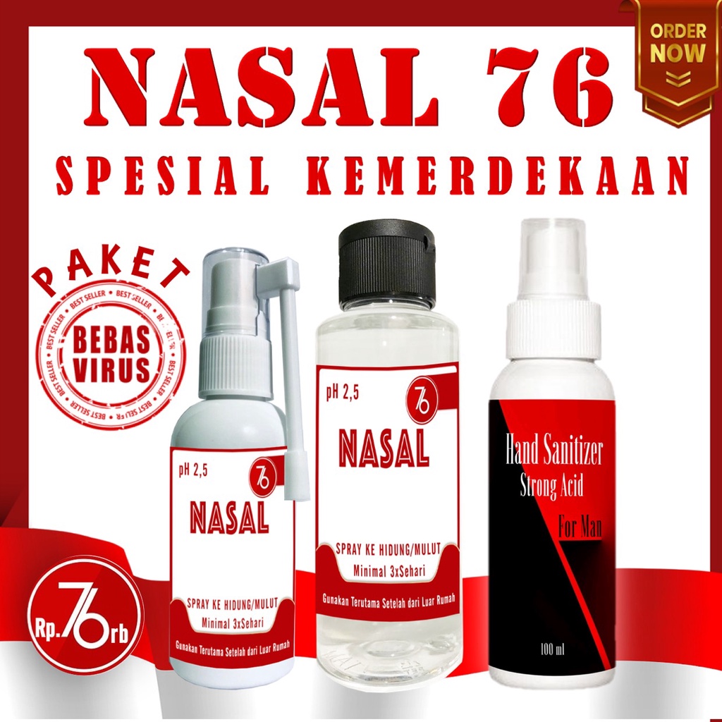 nasal spray anosmia dewasa anak balita hand sanitizer antiseptik disinfektan BEBAS  Virus