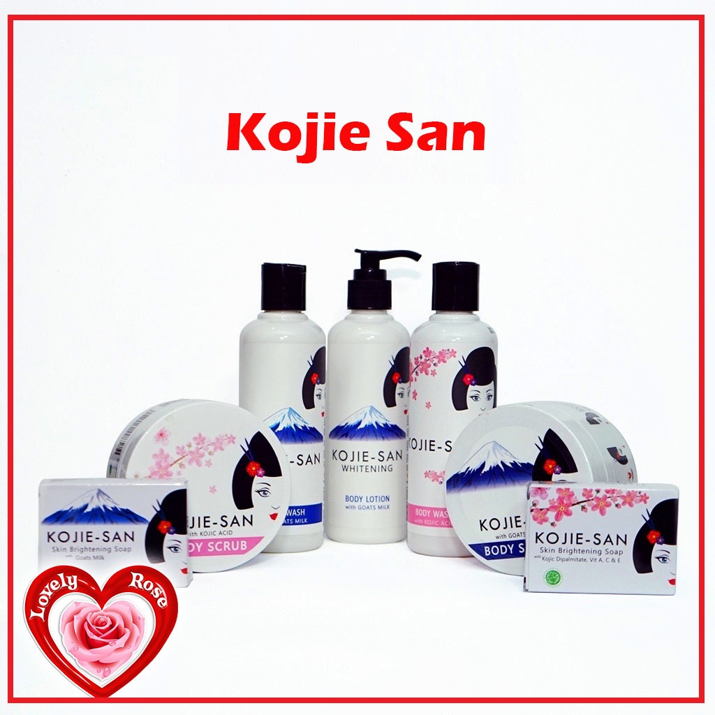 Jual [LOKAL] KOJIE SAN SKIN BRIGHTENING SERIES SOAP BODY SCRUB LOTION