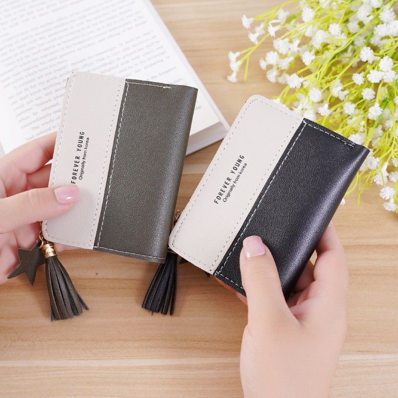 Medan Termurah KD27 Korean style dompet  resleting import dompet wanita lipat cantik