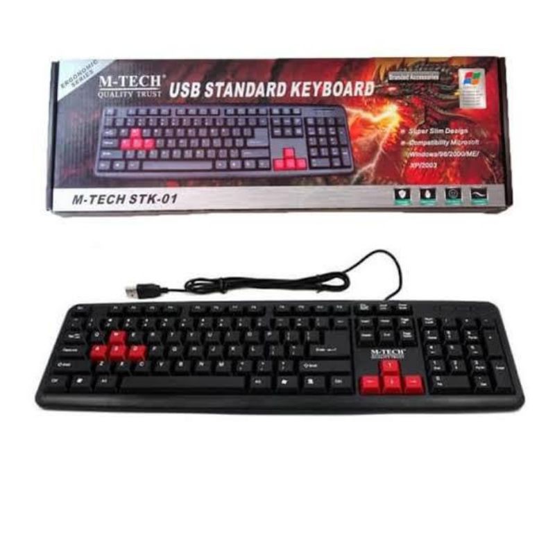 Keyboard USB Standar M-Tech MTech M Tech STK 01