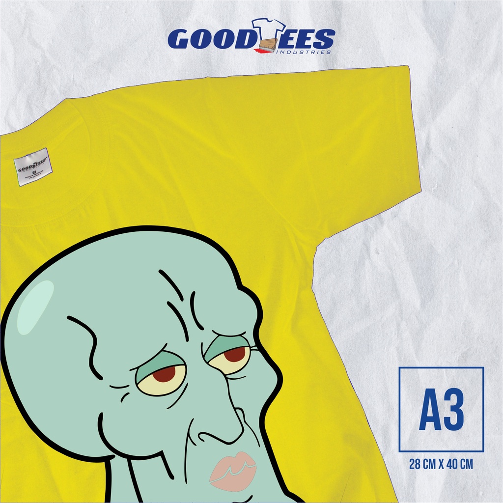 Sablon Kaos DTF Satuan A3