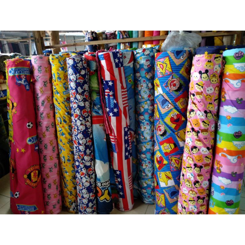 kain katun polymikro sprey hordeng harga grosir ecer asar Tegal gubug Cirebon kios c100