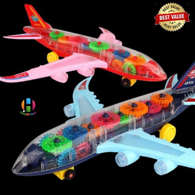 Mainan Anak Laki Laki Edukasi Anak 2 Tahun 3 Tahun Pesawat Terbang K66