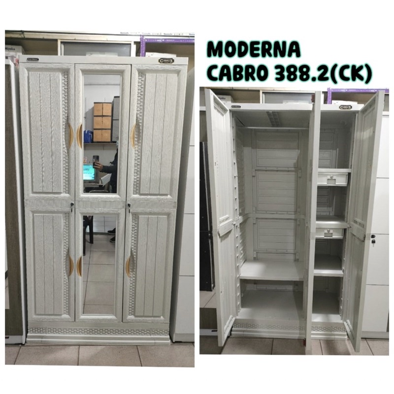 Lemari Pakaian Plastik Napolly 3 Pintu Jumbo