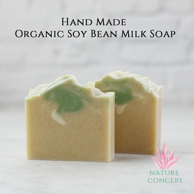 Sabun Cuci Muka Unik Organic Soy Bean Soap Handmade soap