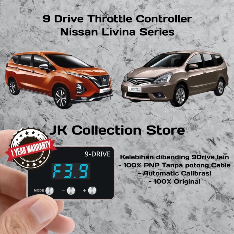 9 Drive Throttle Controller Nissan Grand Livina Series 9Drive