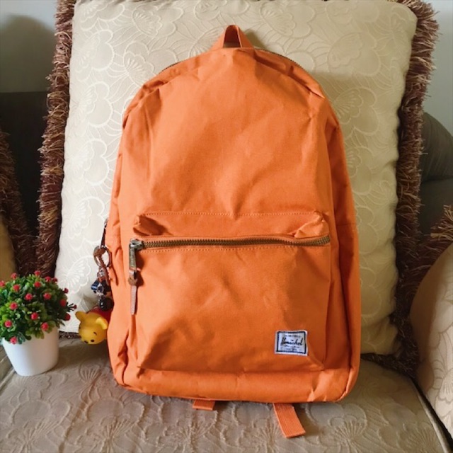 Preloved Herschel Settlement Orange Backpack