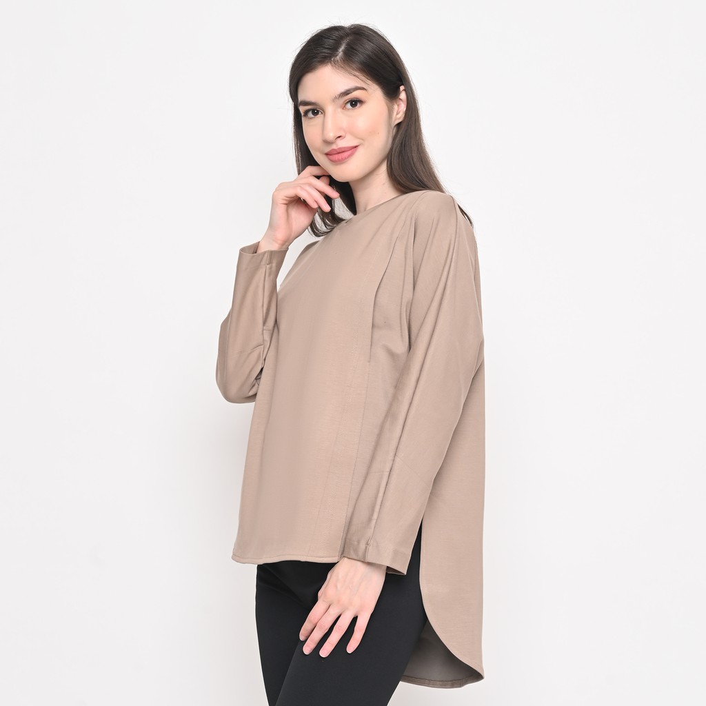 

MONOMOM Simple Top - Baju Menyusui Nursing Wear Stylish Premium, Baju menyusui simple