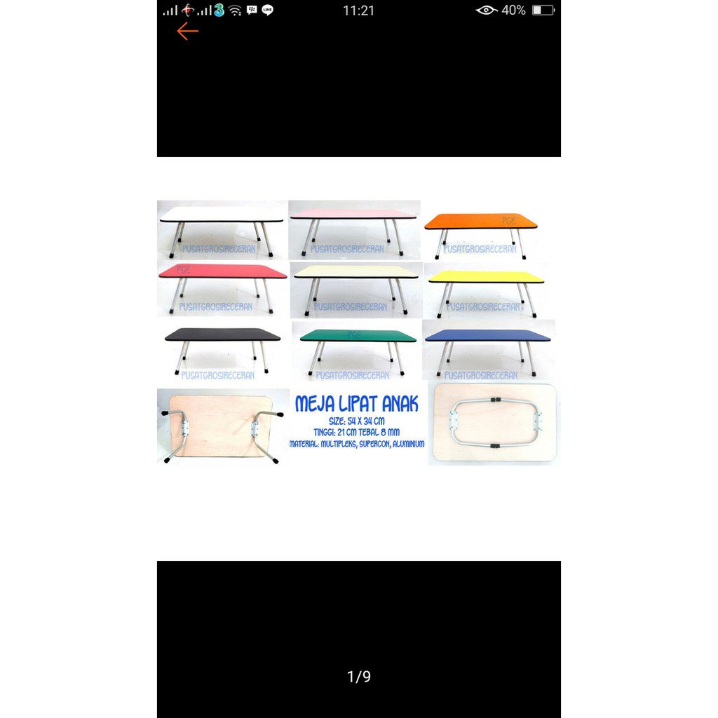 meja kecil meja lipat