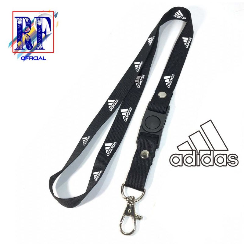 

Gantungan kunci Adidas tali lanyard gantungan leher id card name tag