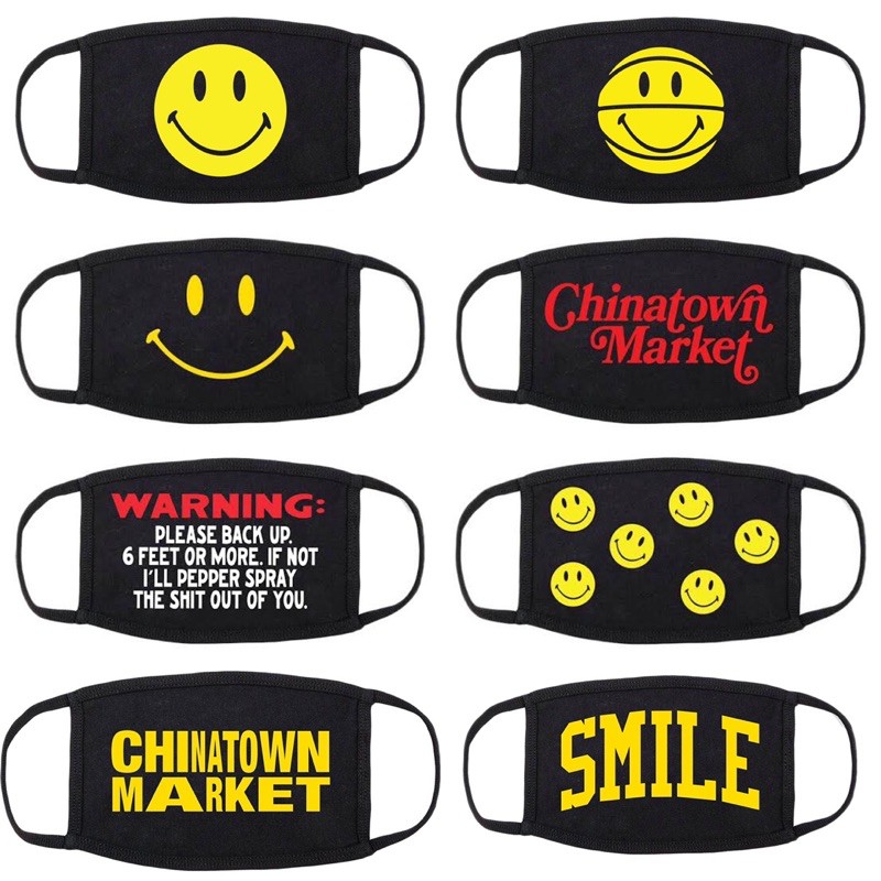 Chinatown Market Smiley Masker