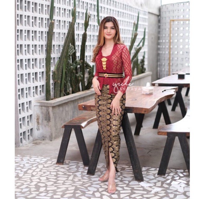 Kebaya Bali Jadi Kutubaru Semi Italy Modern - Yuli Kebaya