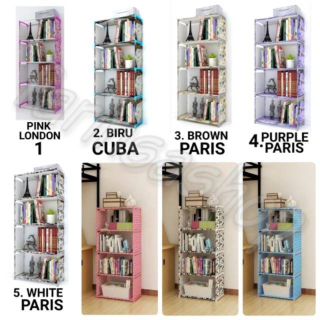 RAK BUKU SINGLE 3D TERBARU 4SUSUN RAK SERBAGUNA MOTIF RAK BUKU SINGLE 3D TERBARU 4SUSUN RAK SERBAGUNA MOTIF