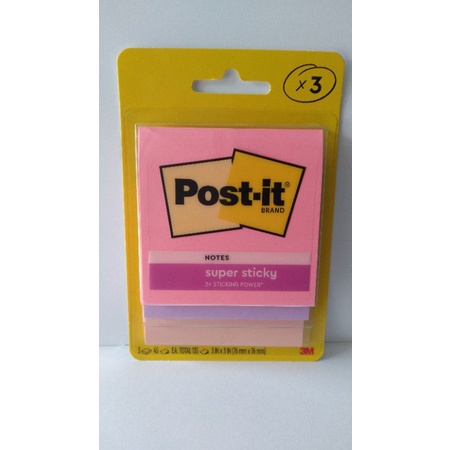 

3M POST IT 3321- SSFLA / STICKY NOTE / KERTAS MEMO TEMPEL
