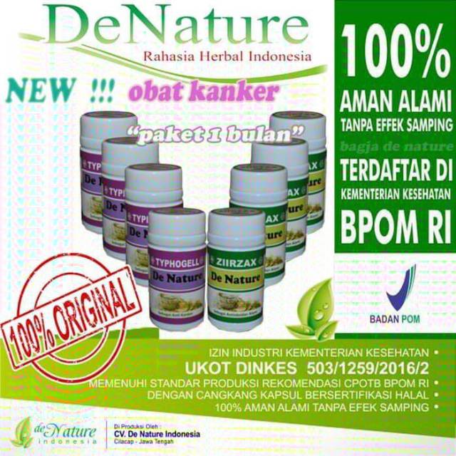 

Paket Kanker 1 Bulan