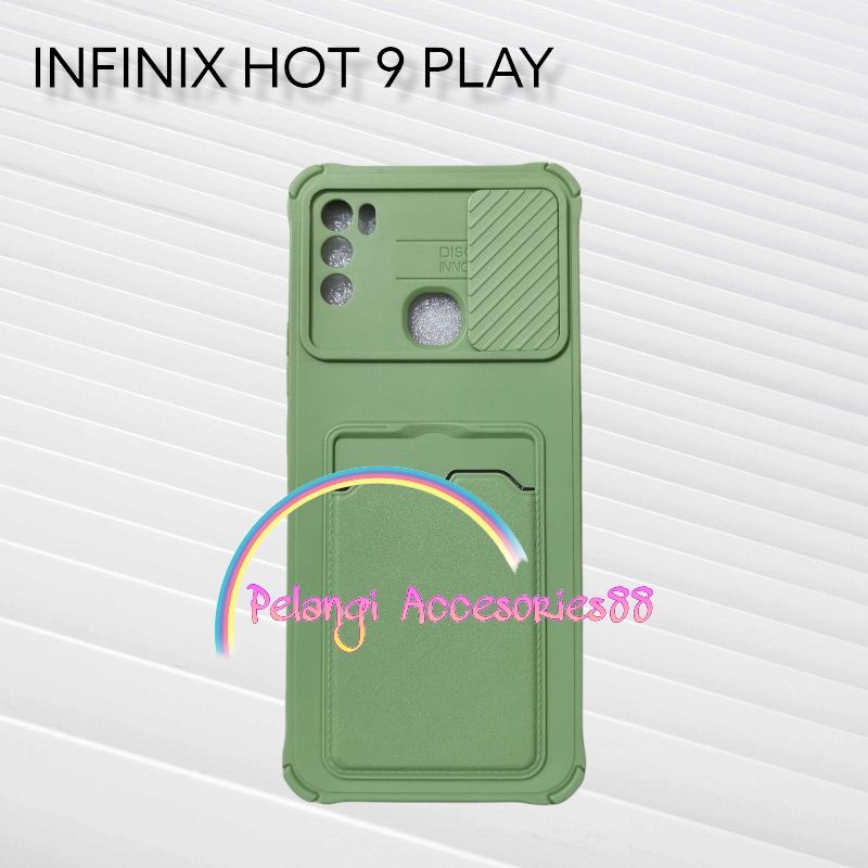 CASE INFINIX HOT 9 PLAY CASE SOFTCASE SLEDING WARNA WARNI