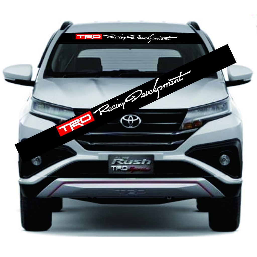 stiker trd kaca depan mobil/sun strip kaca depan