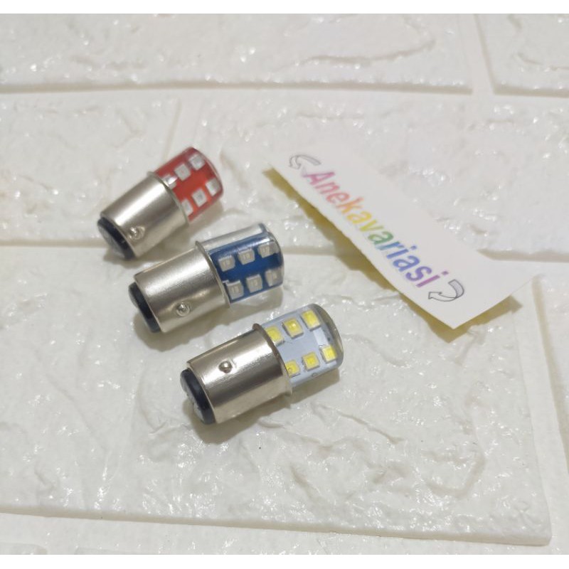 lampu stop rem belakang jelly 12 mata Led kedip 12 volt