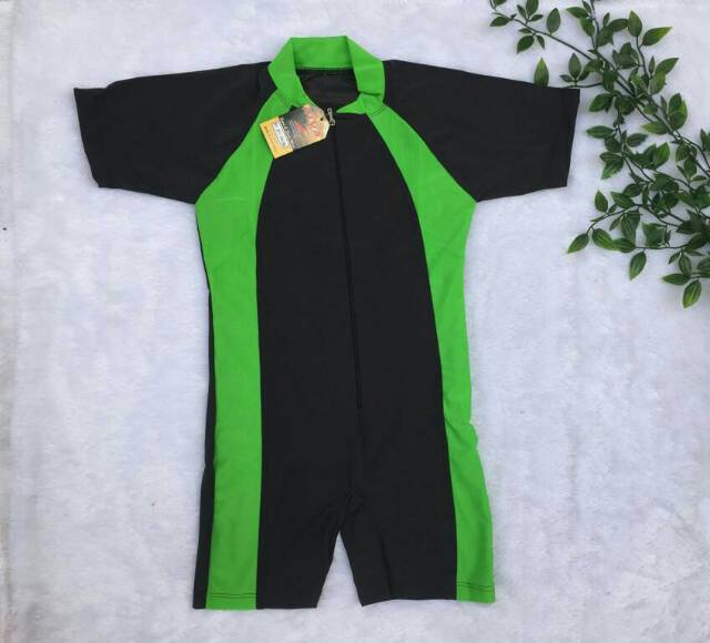 Baju Renang Anak Polos Unisex Diving Pendek 1 2 3 4 5 6 7 8 9 10 11 12 Tahun Laki Laki Perempuan