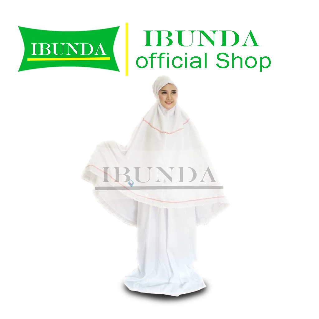 Mukena Renda Putih/Warna