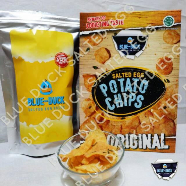 NEW VARIANT Blue Duck Salted Egg POTATO CHIPS