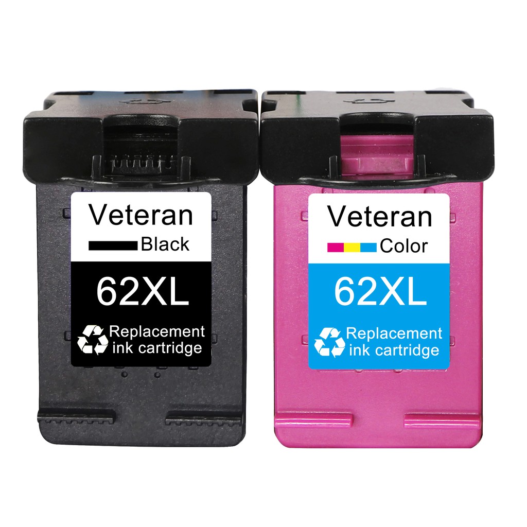 Termurah Veteran Ink Cartridge 62xl Compatible For Hp 62 Xl Hp62 For Hp Envy 5540 5640 7640 5646 Shopee Indonesia