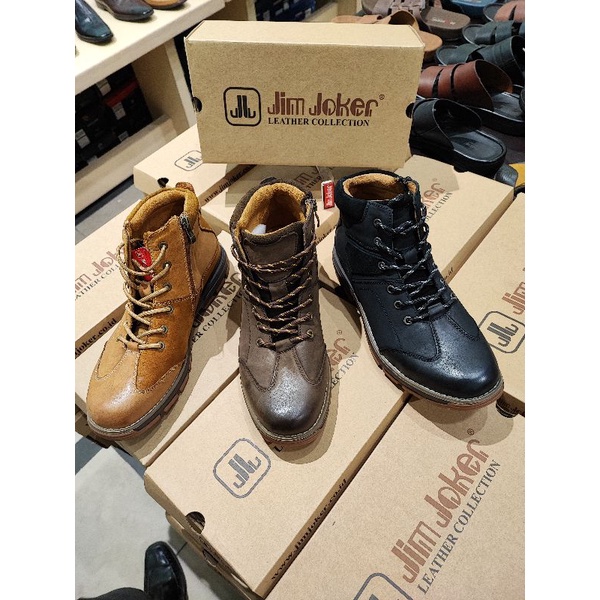 Sepatu boots pria Jim Joker