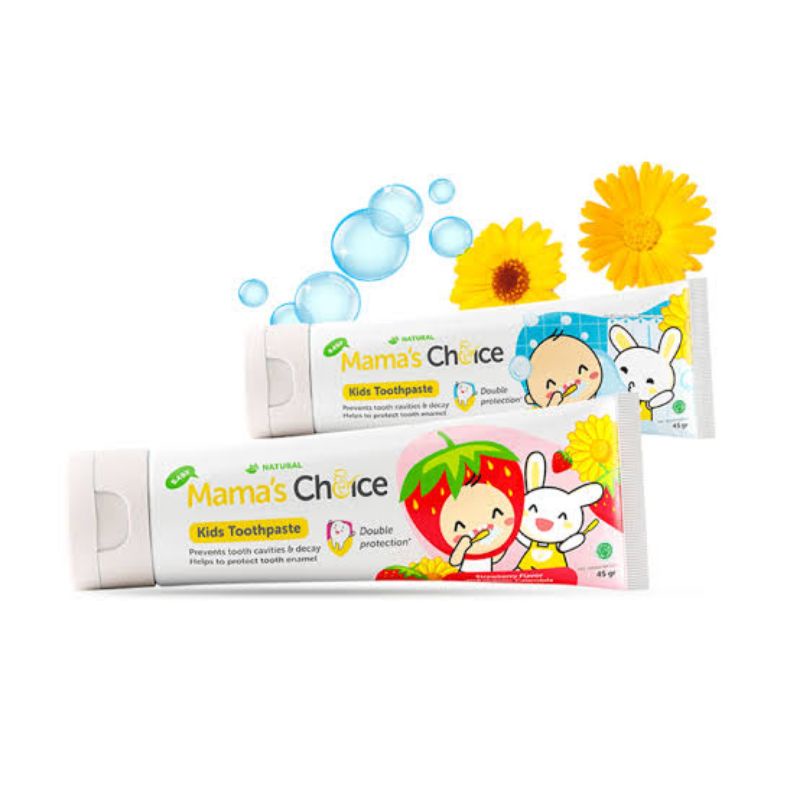 Mama Choice Toothpaste Kids 45gr - Thooth Pasta Kid - Pasta Gigi Anak