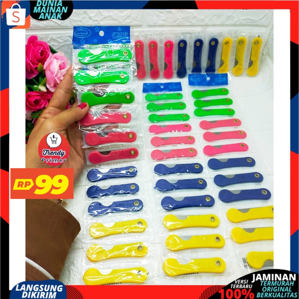 ( PROMO 99 ) pisau lipat / pisau lipat mini / pisau serbaguna / cutter lipat 1PCS