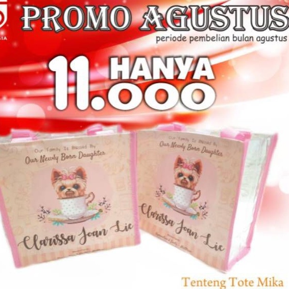 

Souvenir promo tas mika