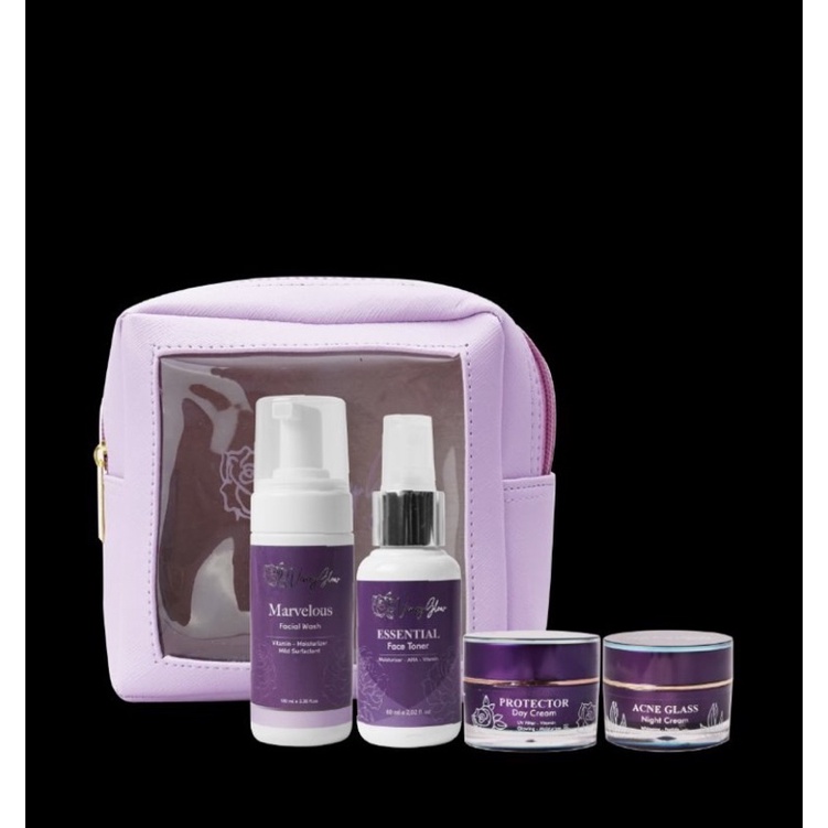 VINCY GLOW PAKET AGNE BPOM