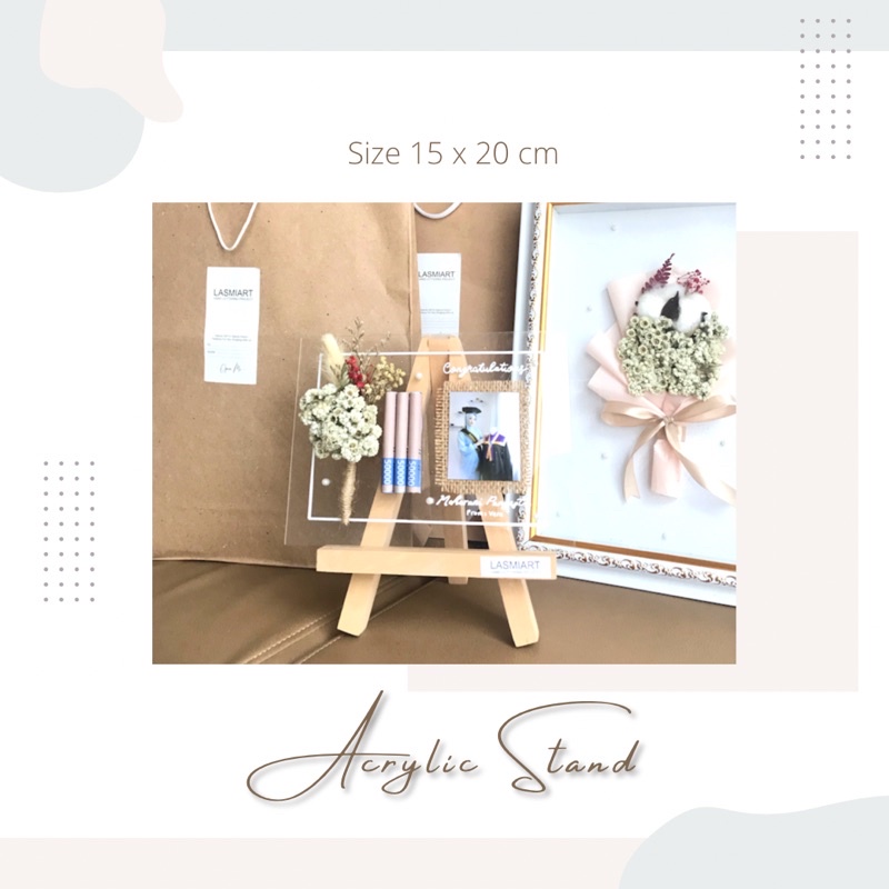 

ACRYLIC TRIPOT || BIRTHDAY GIFT - WEDDING GIFT - GRADUATION GIFT