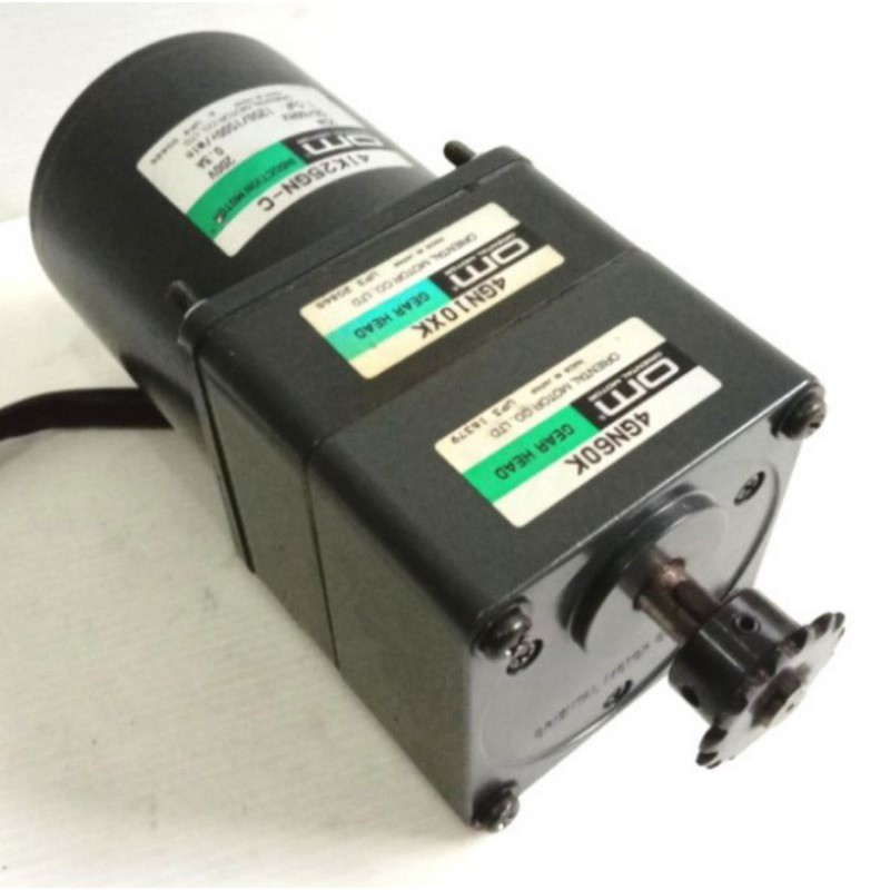 Ac Motor Gearbok 220V 25W Ratio 1 : 70 High Torque