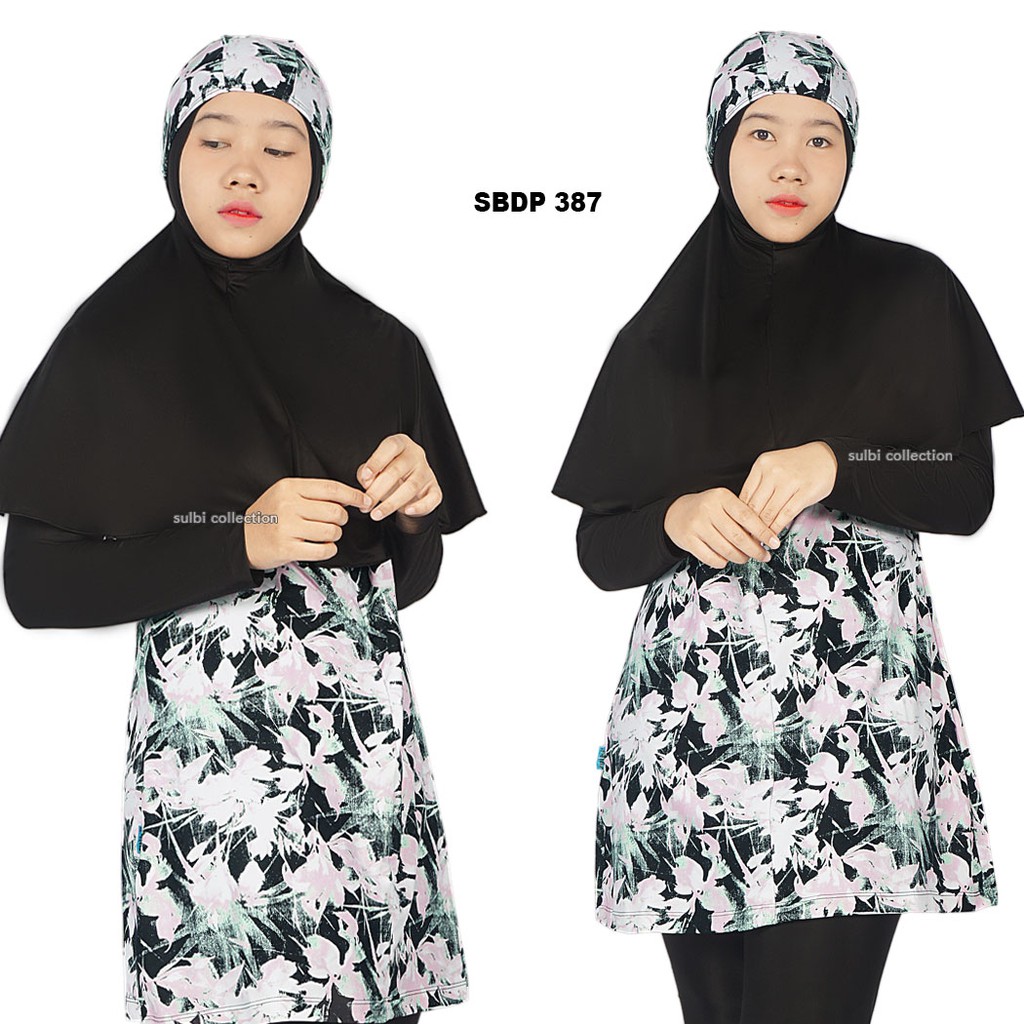 Baju Renang Muslim Wanita Dewasa Muslimah SBDP Model Jumpsuit SULBI