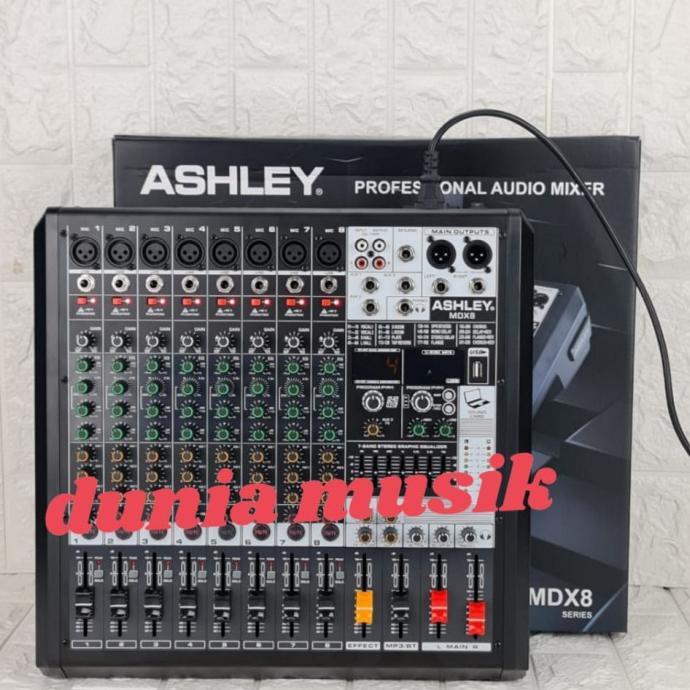 Mixer ashley mdx8 mdx 8 mdx original ashley