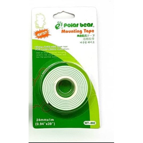 

ISOLASI DOUBLE TAPE FOAM POLAR MT-800 12MMX1M