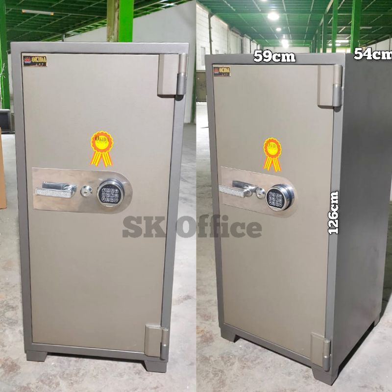 NEW Brankas Okida DS804D Pin digital T.126cm Brankas Toko Emas Tahan Api brankas okida digital baru