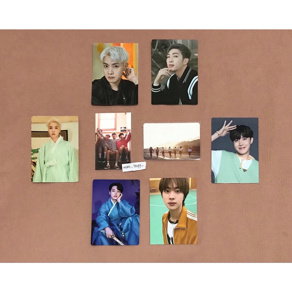 [READY STOCK] TAKE ALL BTS Photocard PC Group OT7 Young Forever from Memories of 2016 DVD, PC Kim Li