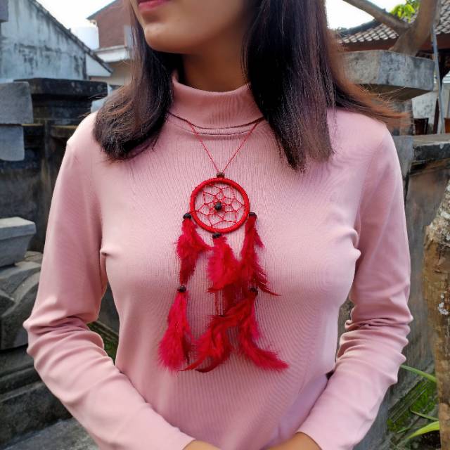 Kalung Dreamcatcher / Gantungan Mobil Dreamcatcher / Kalung Cewek Lucu / Hiasan Mobil / Gantungan Kaca Mobil / Aksesoris Mobil / Kalung Wanita / Kalung Dreamcatcher Bali / Craftdewata