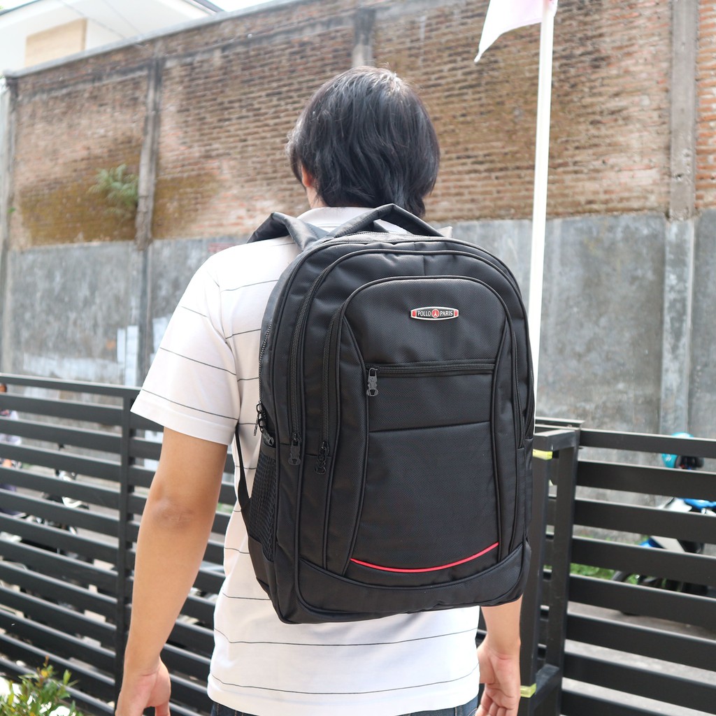 Tas Ransel Model Polo Seminar Diklat Bisnis Kantor Kerja Laptop Murah