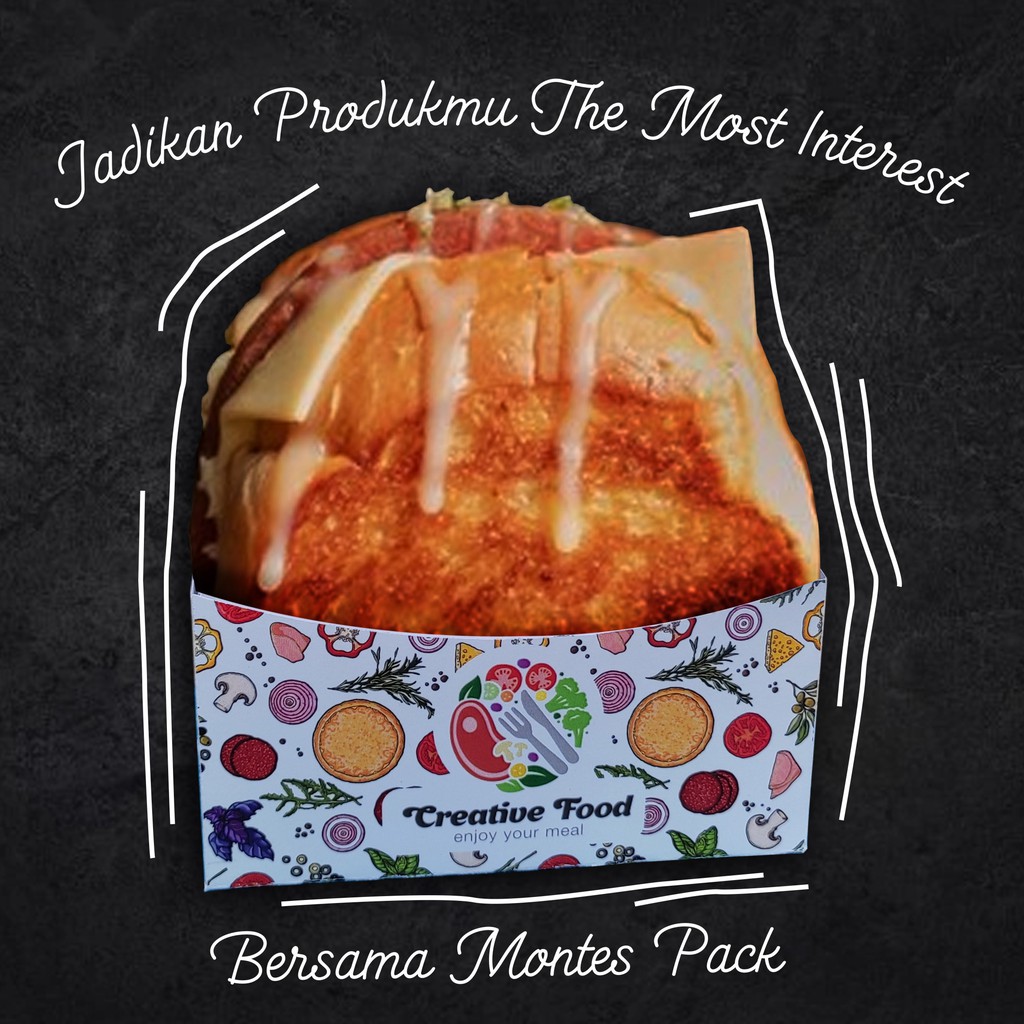 

Box roti toast custom / Kemasan Toast FULL PRINT