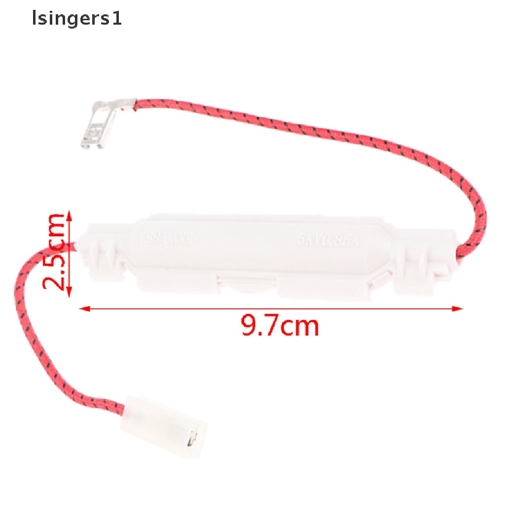 (lsingers1) Sekring Fuse Tegangan Tinggi 5KV 0.85A 850mA Untuk Microwave / Oven