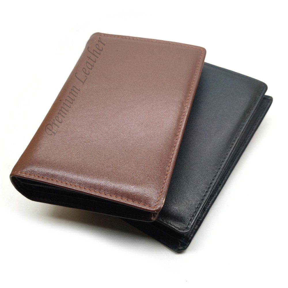 Dompet kulit pria pendek ASLI FULL GRAIN kulit sapi ORI 